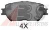 A.B.S. 37356 OE Brake Pad Set, disc brake